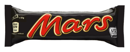 Ciocolata - Baton Mars Ciocolata, 51g