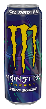 Energizante - Bautura energizanta Monster Full Throttle fara Zahar, doza 0.5L