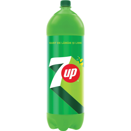 Bauturi carbogazoase - Bautura racoritoare carbogazoasa 7Up Lamaie - Lime, Pet 2.5L