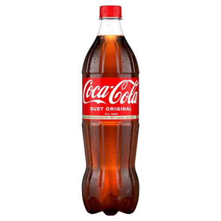Bauturi carbogazoase - Bautura racoritoare carbogazoasa Coca-Cola Gust Original, Pet 1L