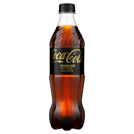 Bauturi carbogazoase - Bautura racoritoare carbogazoasa Coca-Cola Zero Cofeina, Pet 0.5L