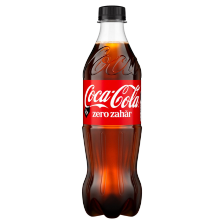 Bauturi carbogazoase - Bautura racoritoare carbogazoasa Coca-Cola Zero Zahar, Pet 0.5L