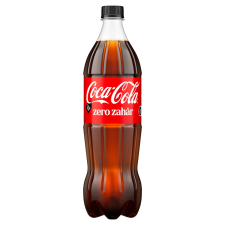 Bauturi carbogazoase - Bautura racoritoare carbogazoasa Coca-Cola Zero Zahar, Pet 1L