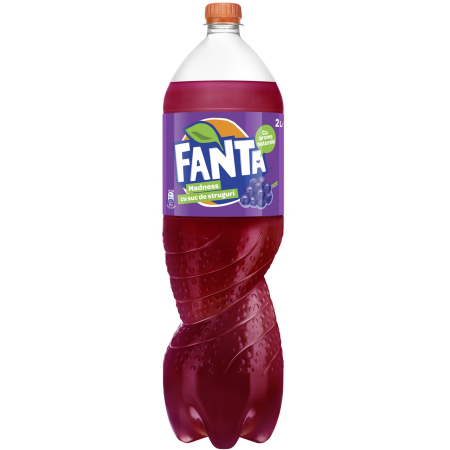 Bauturi carbogazoase - Bautura racoritoare carbogazoasa Fanta Madness, Pet 2L