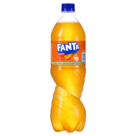 Bauturi carbogazoase - Bautura racoritoare carbogazoasa Fanta Orange, Pet 1L