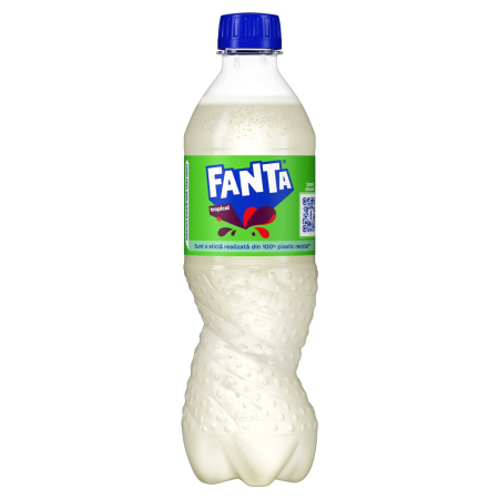 Bauturi carbogazoase - Bautura racoritoare carbogazoasa Fanta Tropical, Pet 0.5L