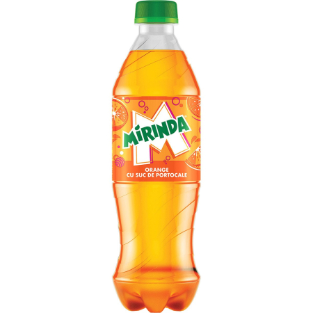 Bauturi carbogazoase - Bautura racoritoare carbogazoasa Mirinda Portocale, Pet 0.5L