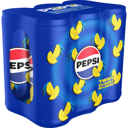 Bauturi carbogazoase - Bautura racoritoare carbogazoasa Pepsi Twist, doza 0.33L
