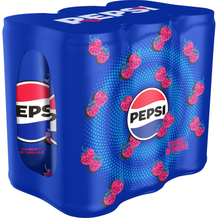 Bauturi carbogazoase - Bautura racoritoare carbogazoasa Pepsi Zmeura, doza 0.33L