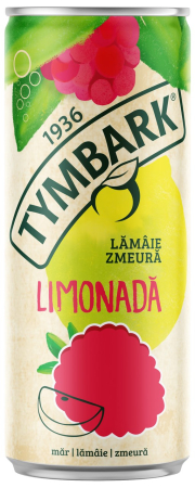 Bauturi carbogazoase - Bautura racoritoare carbogazoasa Tymbark Limonada Carbo Zmeura, doza 0.33L