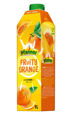 Bauturi necarbogazoase - Bautura racoritoare necarbogazoasa Pfanner Fruity Portocale, cutie 1L