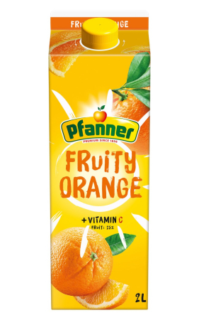 Bauturi necarbogazoase - Bautura racoritoare necarbogazoasa Pfanner Fruity Portocale, cutie 2L