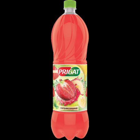 Bauturi necarbogazoase - Bautura racoritoare necarbogazoasa Prigat Still Capsuni si Banane, Pet 1.75L