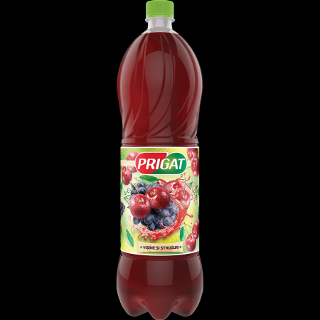 Bauturi necarbogazoase - Bautura racoritoare necarbogazoasa Prigat Visine, Pet 1.75L