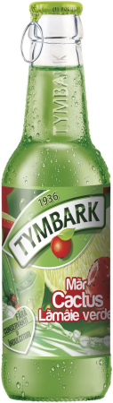 Bauturi necarbogazoase - Bautura racoritoare necarbogazoasa Tymbark Mix Mar & Cactus & Lamaie Verde, sticla 0.25L