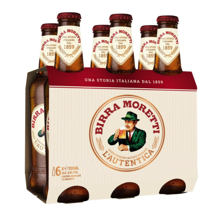 Bere - Bere Birra Moretti, sticla 0.33L