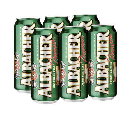 Bere - Bere blonda Albacher, doza 0.5L