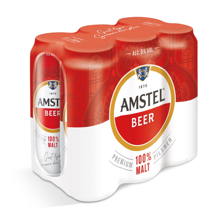 Bere - Bere blonda Amstel, doza 0.5L