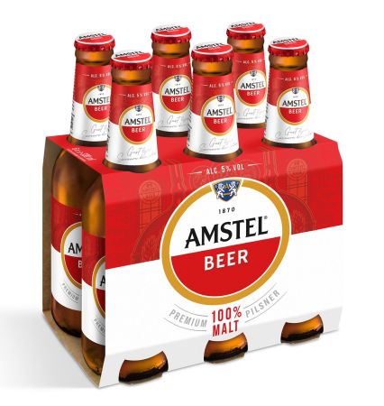 Bere - Bere blonda Amstel, sticla 0.33L