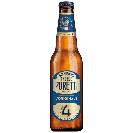Bere blonda - Bere blonda Angelo Poretti Lager, sticla 0.33L