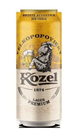 Bere - Bere blonda Kozel, doza 0.5L