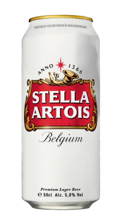 Bere blonda - Bere blonda Stella Artois, doza 0.5L