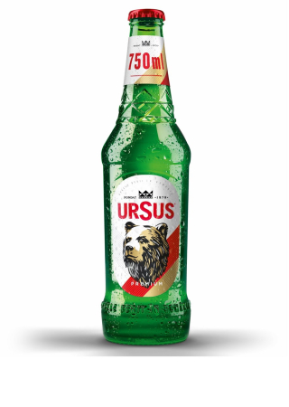 Bere blonda - Bere blonda Ursus Premium, sticla 0.75L