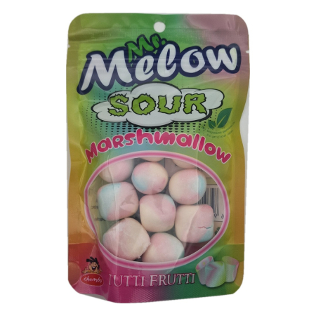Bomboane si jeleuri - Bezele Mr. Mellow Sour Marshmallow 50g