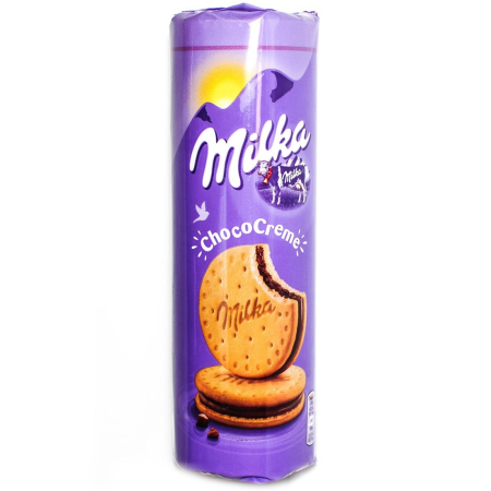 Biscuiti si prajituri - Biscuiti Milka cu Ciocolata Sandwich, 260g