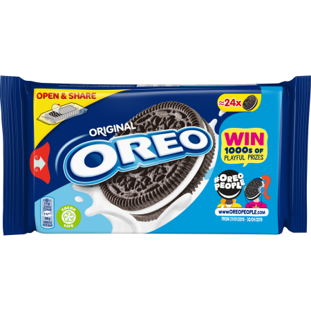 Biscuiti si prajituri - Biscuiti Oreo Original 264g, pachet mare