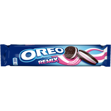 Biscuiti si prajituri - Biscuiti Oreo Vanilie si Zmeura 157g