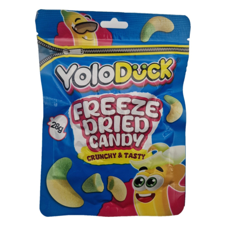 Bomboane si jeleuri - Bomboane liofilizate YoloDuck Freeze Dried Candy 28g