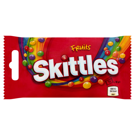 Bomboane si jeleuri - Bomboane Skittles Fruits 38g