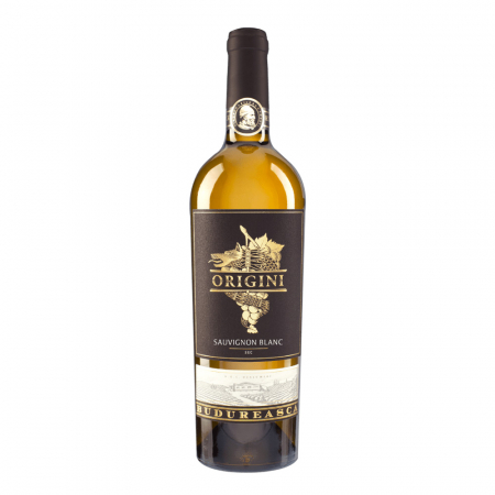 Vin Alb - Budureasca Origini Sauvignon Blanc 0.75 L, vin alb sec, Dealu Mare