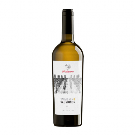 Vin Alb - Budureasca Sauvignon&Sauvignon 0.75 l, vin alb sec, Dealu Mare