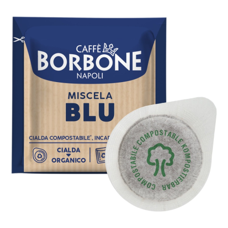 Cafea - Cafea monodoze ESE Borbone Miscela Blu, 50 buc