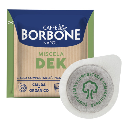 Cafea - Cafea monodoze ESE Borbone Miscela Dek decofeinizata, 50 buc