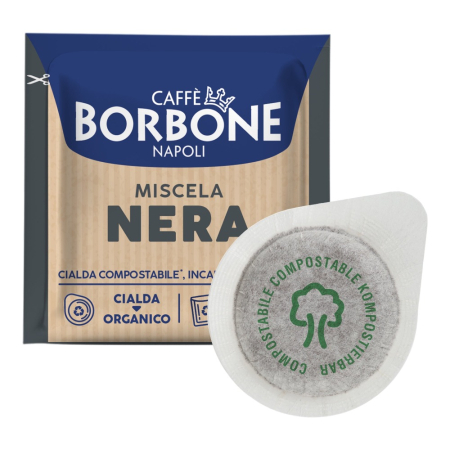 Cafea - Cafea monodoze ESE Borbone Miscela Nera, 50 buc