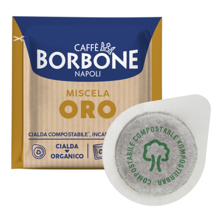 Cafea - Cafea monodoze ESE Borbone Miscela Oro, 50 buc