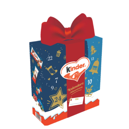 Cadouri si sezon - Calendar Kinder Advent cu 60 de Piese, 214g