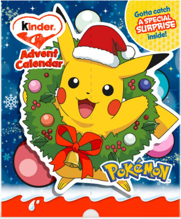 Cadouri si sezon - Calendar Kinder Advent Pokemon cu 54 de Piese, 198g