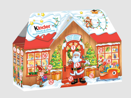 Cadouri si sezon - Calendar Kinder Adventure, 234g