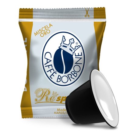 Cafea - Capsule cafea Borbone Respresso Oro compatibile Nespresso, 50 buc