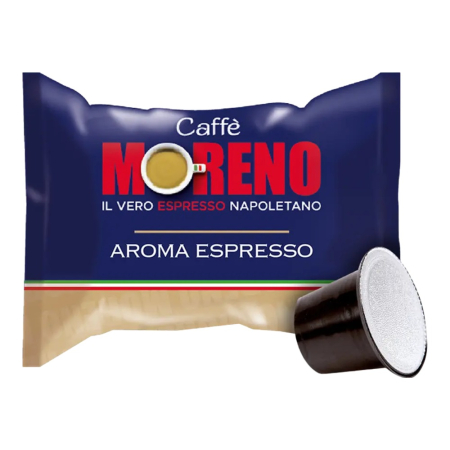Cafea - Capsule cafea Moreno Espresso Bar compatibile Nespresso, 50 buc