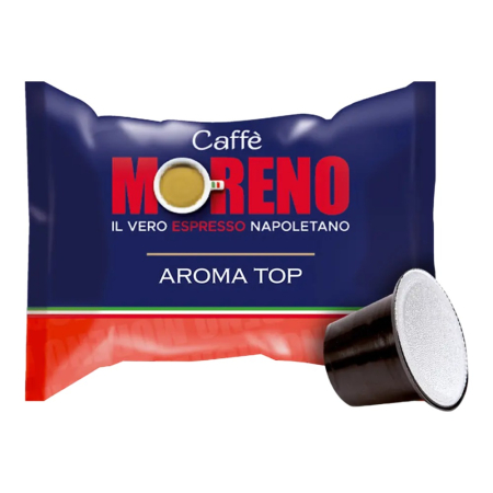 Cafea - Capsule cafea Moreno Top Espresso compatibile Nespresso, 50 buc