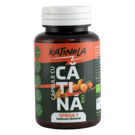 Condimente si ceaiuri - Capsule cu catina bio Katinola 90 buc