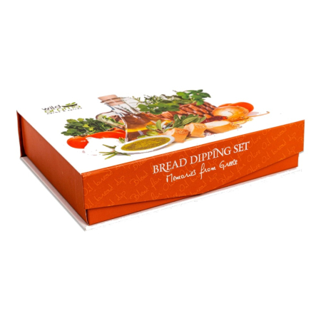 Produse alimentare - Caseta cadou Bread Dipping Set Wild Aroma cu ulei de masline si boluri de ceramica