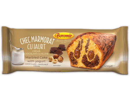 Dulciuri - Chec Boromir cu crema de ciocolata si alune 400g