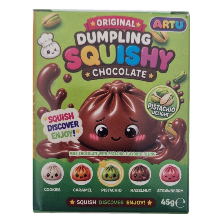 Dulciuri - Ciocolata Artu Dumpling Squishy fistic 45g