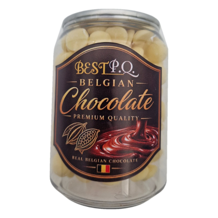 Dulciuri - Ciocolata belgiana alba Best P.Q. borcan 130g
